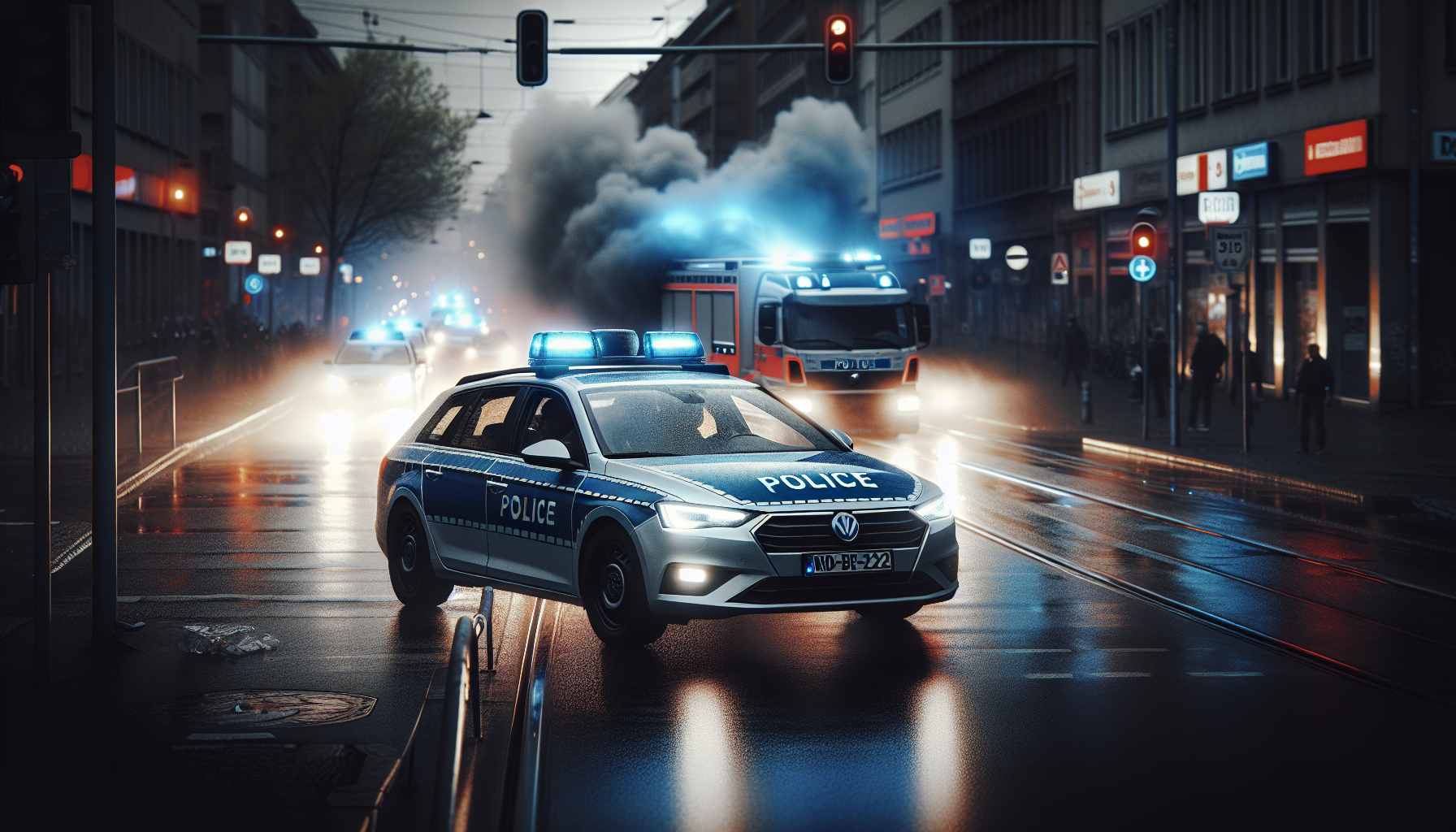 Polizei- und Rettungseinsatz in der Bremer Neustadt