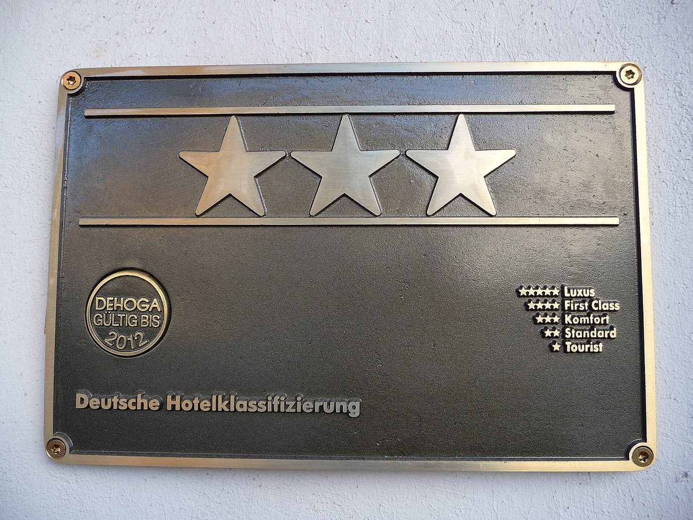 Deutsche Hotelklassifizierung (Archivfoto)