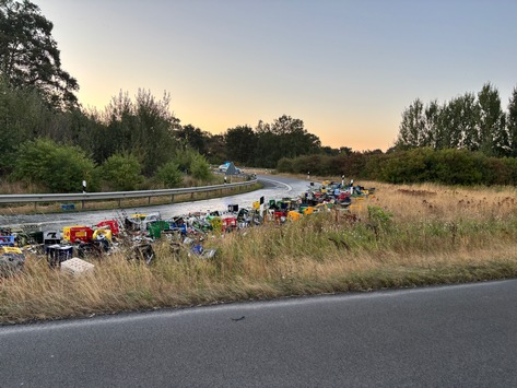 Getränkekisten auf A1: Anschlussstelle Vechta fast zehn Stunden gesperrt