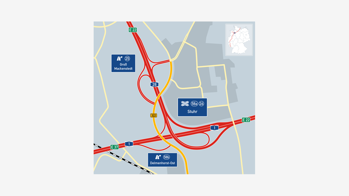 Tödlicher Unfall und Tiertransporter-Crash: A1 bei Stuhr weiter gesperrt