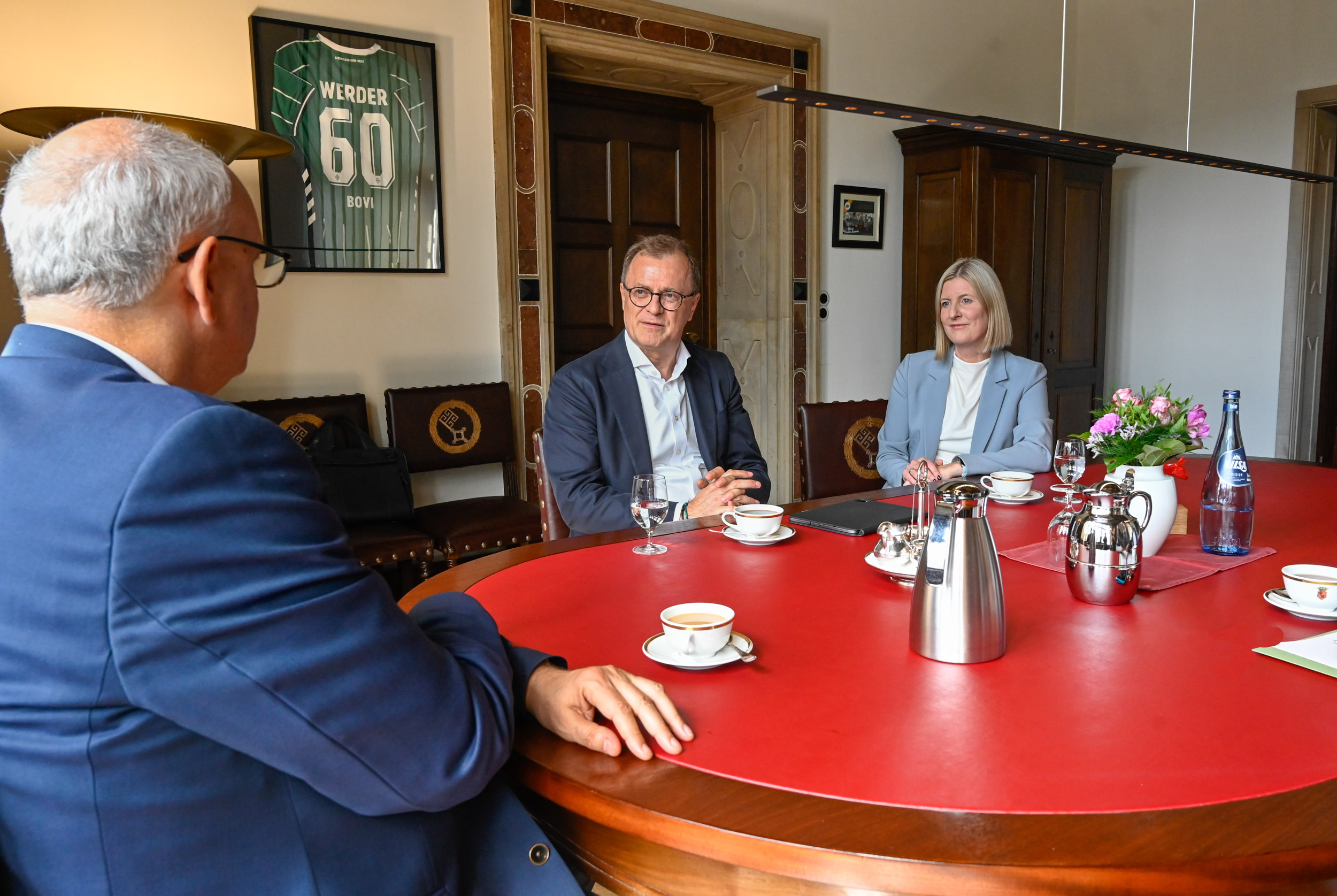 Neue Arbeitsagentur-Chefin trifft Bürgermeister Bovenschulte
